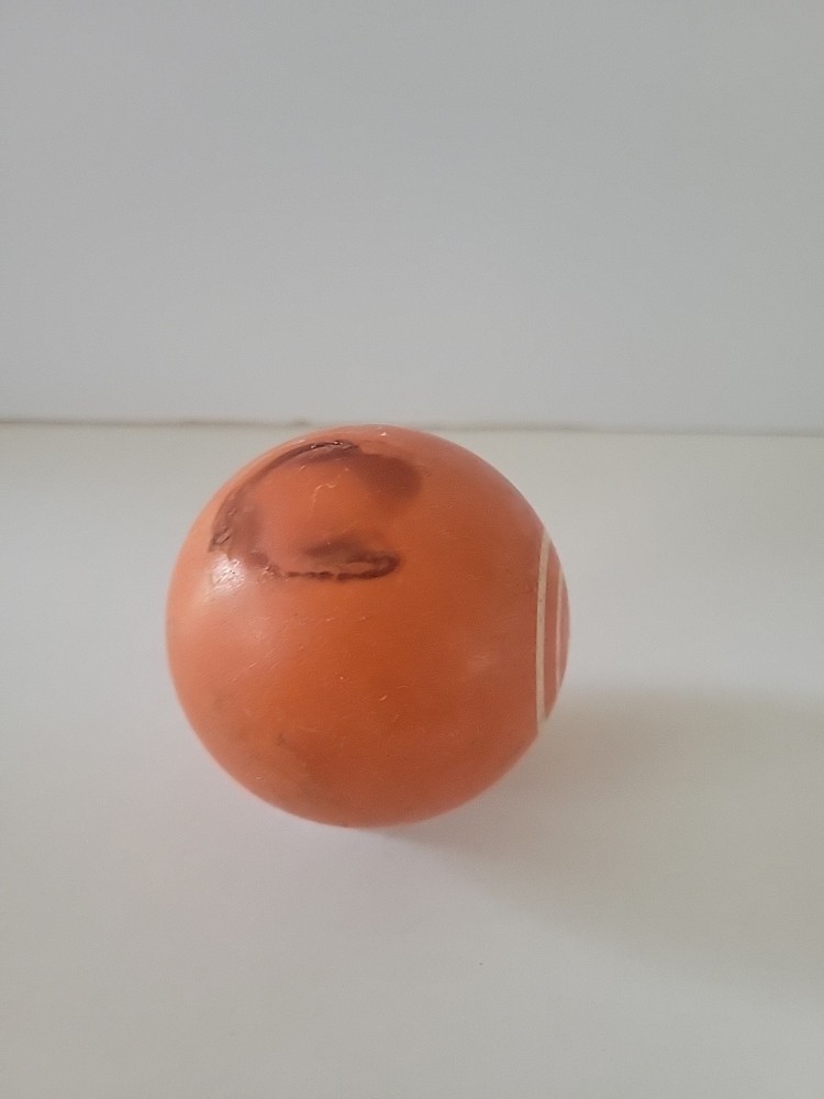 Vintage No. 5 Solid Orange Pool Ball Billiard 2" Replacement (L)
