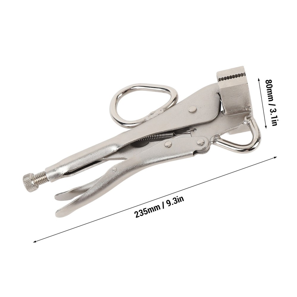 Pull Plier 20085 2000lb Auto Body Stud Pins Pull Plier with 2 Pull Ring Carbon