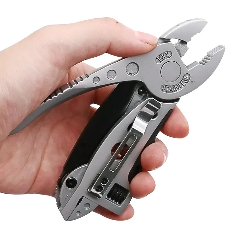Adjustable Multi-Tool Knife EDC Gear Set Wrench, Screwdriver, Pliers Pocket Tool