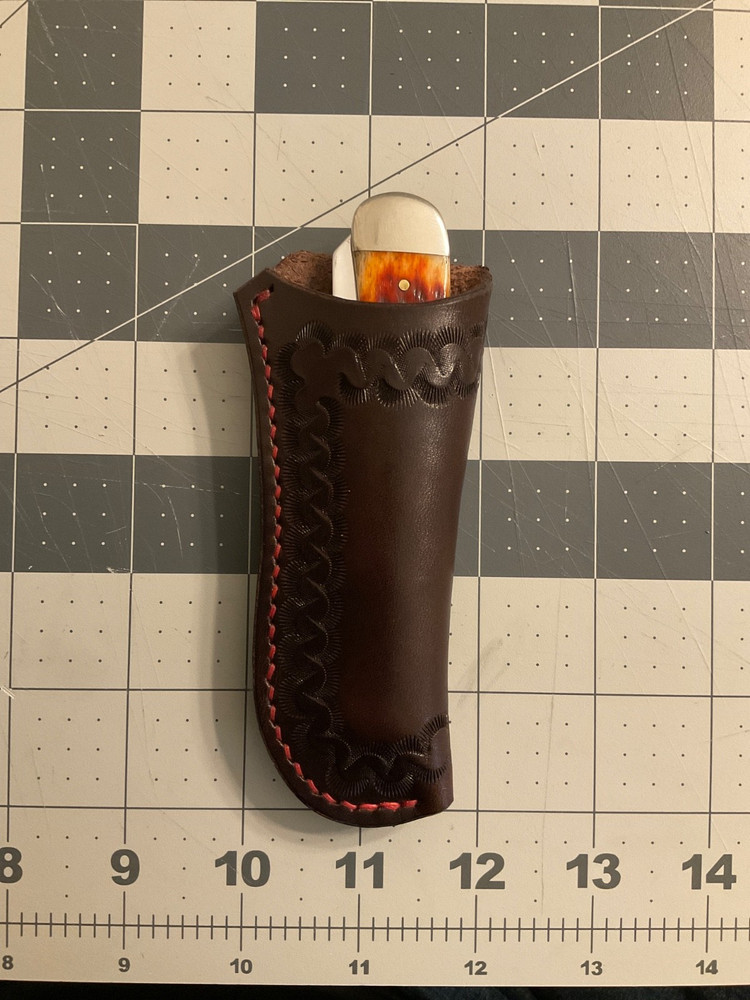 Leather Knife Sheath (Right Hand) for Large CASE TRAPPER
