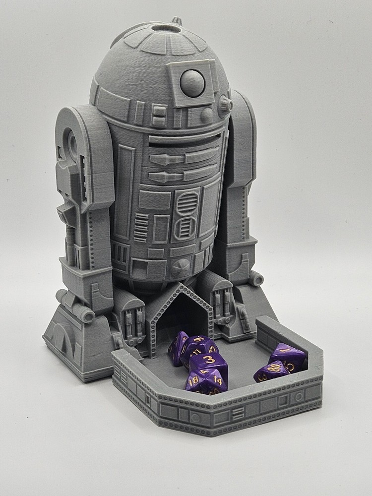 sci fi droid Dice Tower / droid dice roller DnD/Pathfinder/Tabletop RPG
