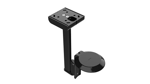 FLEXSON Ceiling Mount Single for Era 100 (Black, Single)