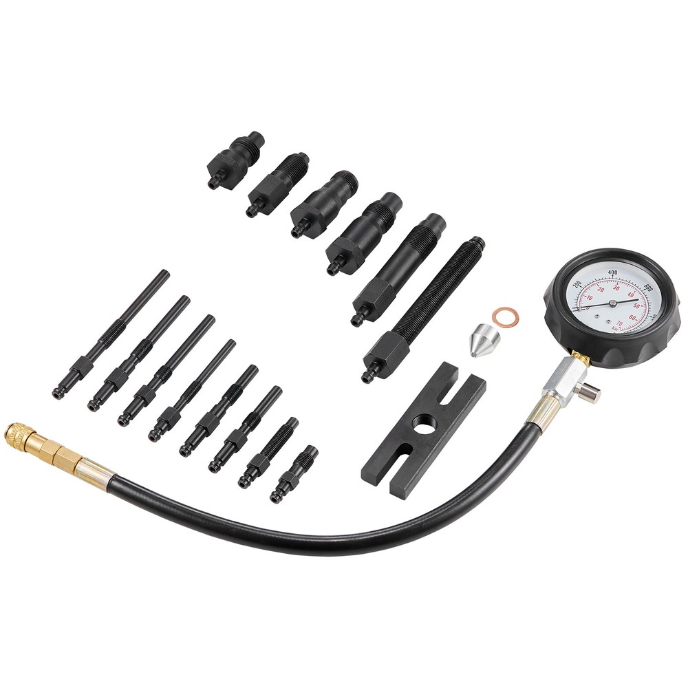Diesel Engine Cylinder Compression Tester Pressure Test Tool Kit 18 PCS