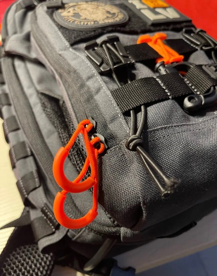 3PC Zipper Pull Puller End Fit Rope Tag Replacement Clip Broken Buckle Fixer Zip