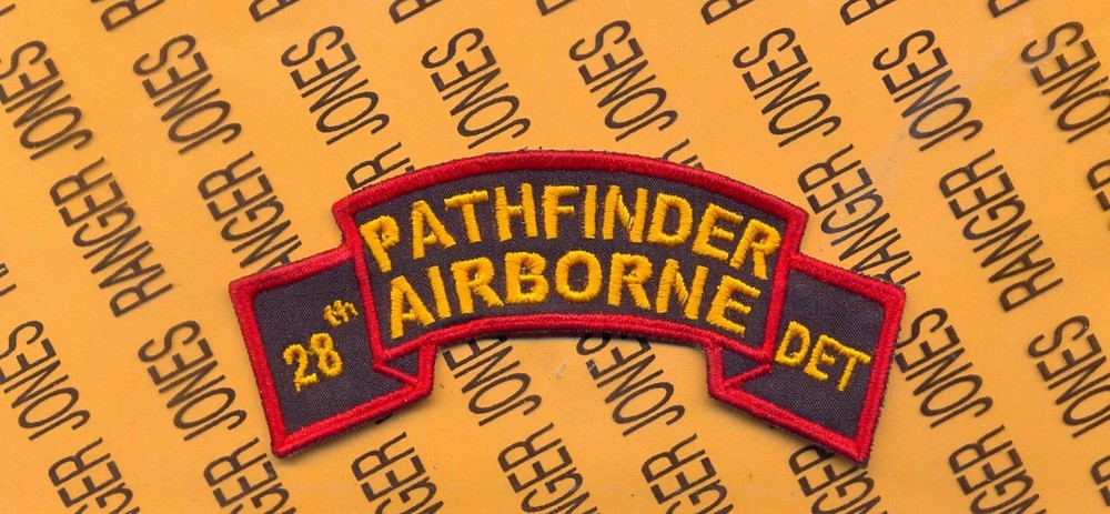 28th Pathfinder Airborne Detachment Infantry Aviation 4" scroll patch c/e