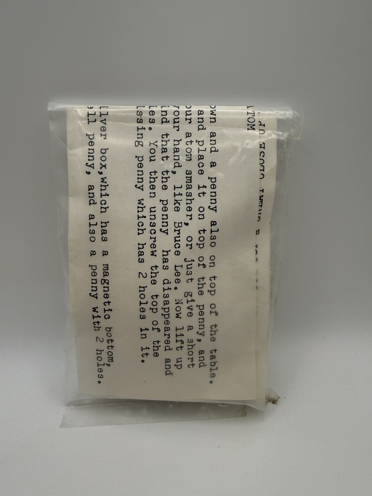 Splitting the Atom Vintage Magic Trick Okito Box Coin Effect