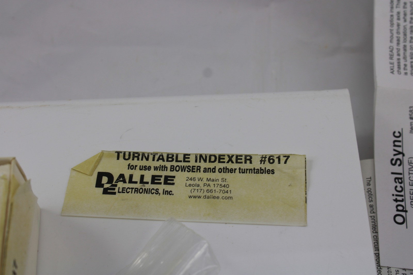 Millhouse River Studio Turntable - Dalee Electronics Indexer - 17 1/2" HO/N ?