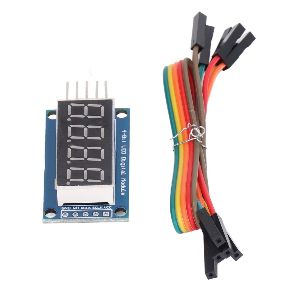 Adjustable 4 Digit LED Digital Tube Module For Electronic Experiments Premium