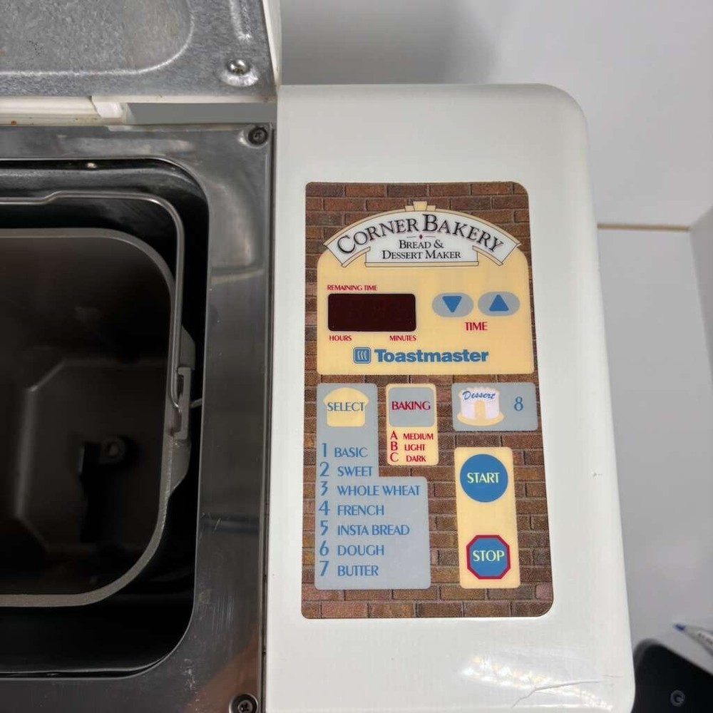 Toastmaster Corner Bakery Breads & Dessert MODEL 1183 TESTED WORKING