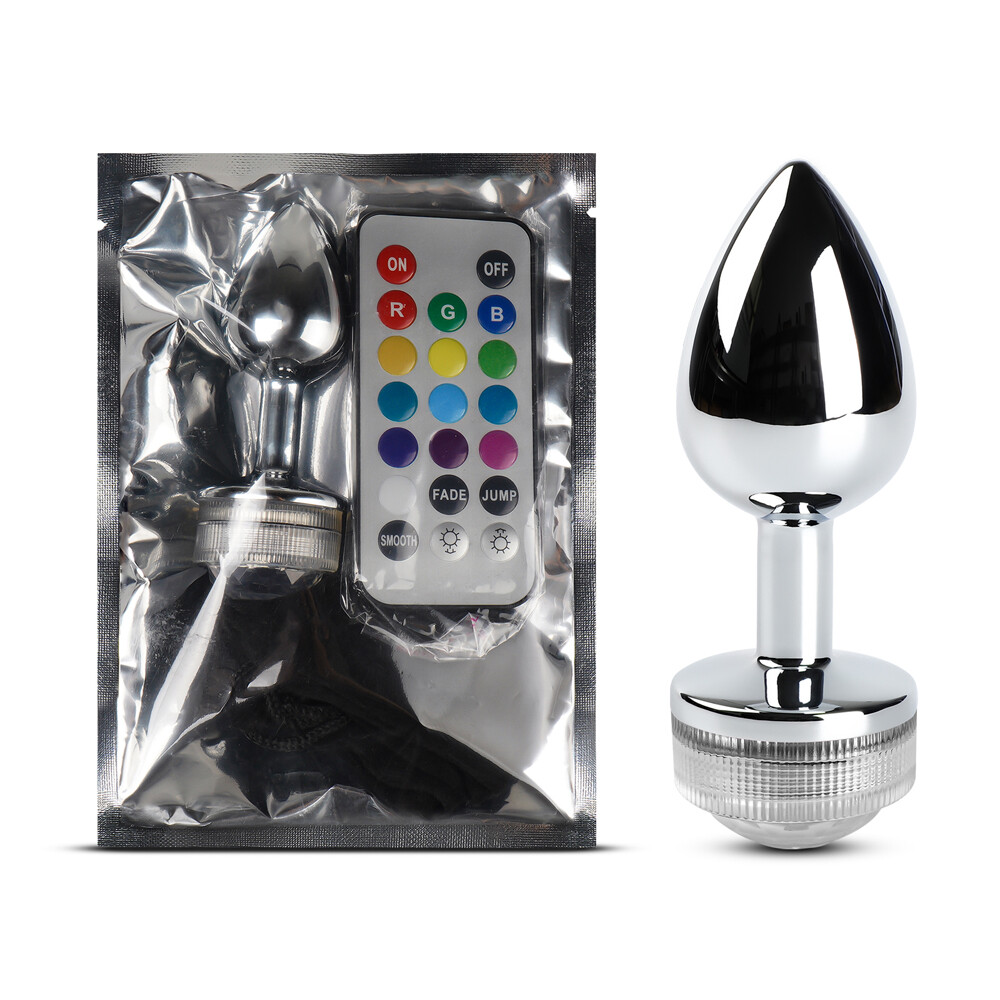 L.E.D Light Up Butt Plug with 20 Key Remote Control Anal Booty Night Light Show