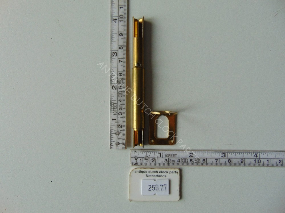 ORIGINAL BRASS SUSPENSION SPRING GUARD FOR GERMAN SIEGFRIED HALLER CLOCKWORK