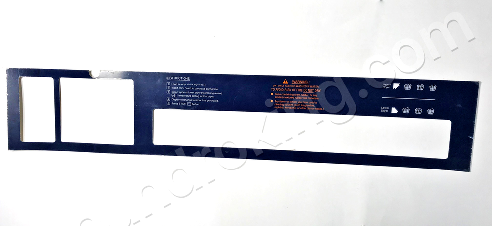9435-019-001 OVERLAY FOR DEXTER DDAD30 STACK DRYER