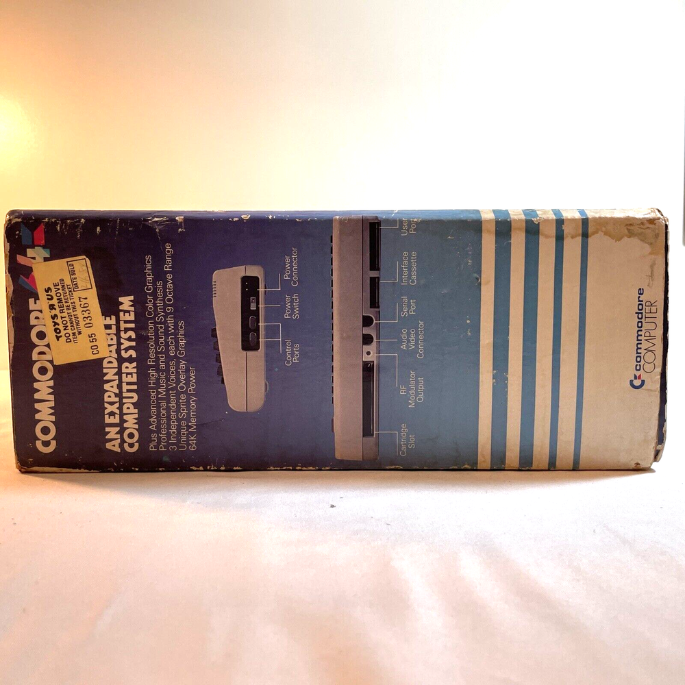 COMMODORE 64 Computer Vintage VTG Original **BOX, GUIDES & FOAM INSERTS ONLY**