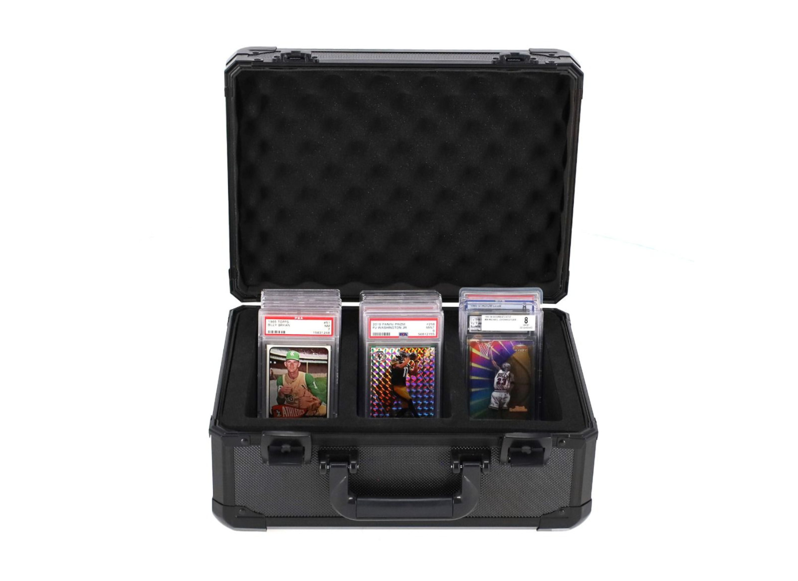 Graded Latching Case - Cards - 3 Rows BCW 105 Card Locking Case