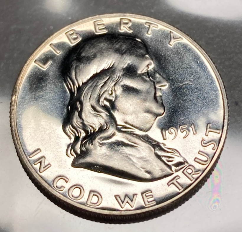1951 Proof Franklin Silver 50¢ MMM #32
