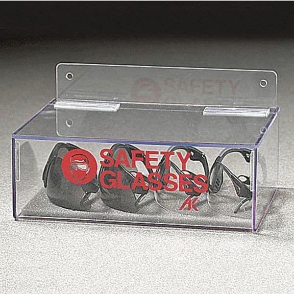 Safety Glasses Dispenser, Tray, 20 Pairs, Petg, 7 In H X 11 7/16 In W X 9 1/2