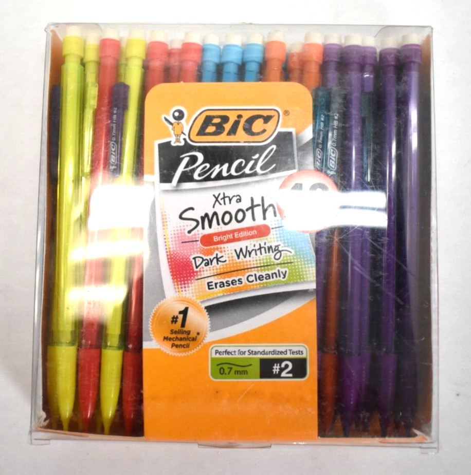BIC Xtra-Smooth Mechanical Pencil Multi Choice Bright Edition Medium Point 0.7mm