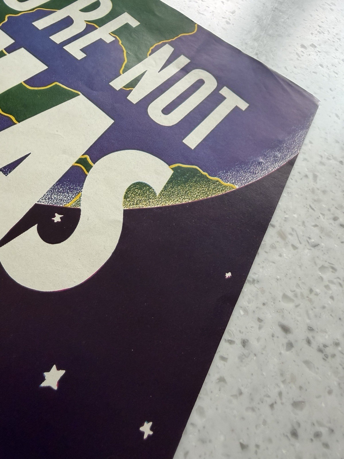 National Safety Council Poster - WWII - Original - You're Not Atlas... (# 6235)