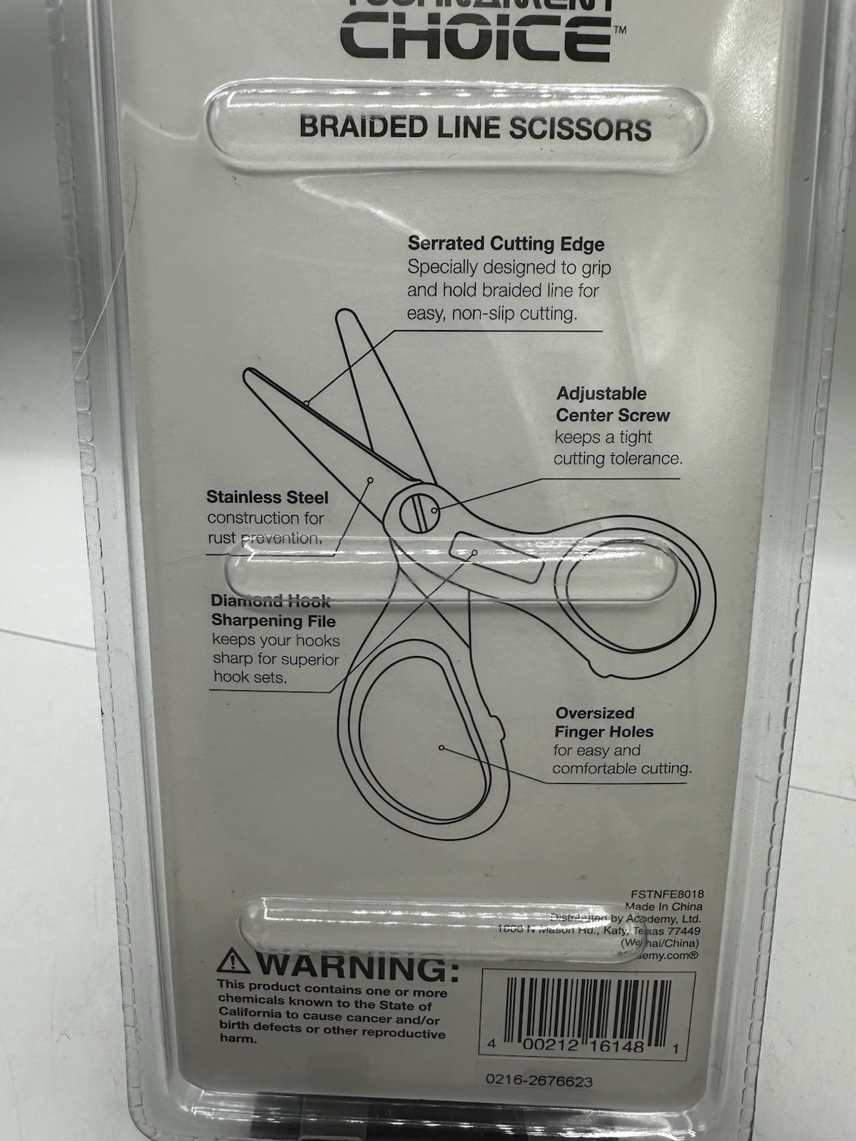 Tournament Choice Braided line Fishing Line Scissors for Braid and Flouro Line