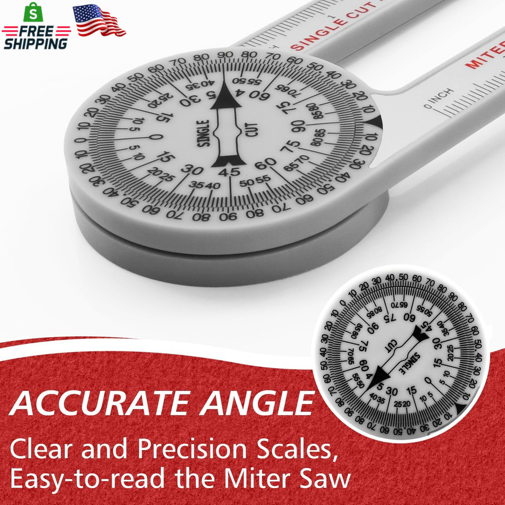 Miter Saw Protractor Professional Angle Finder Woodworking Tool
