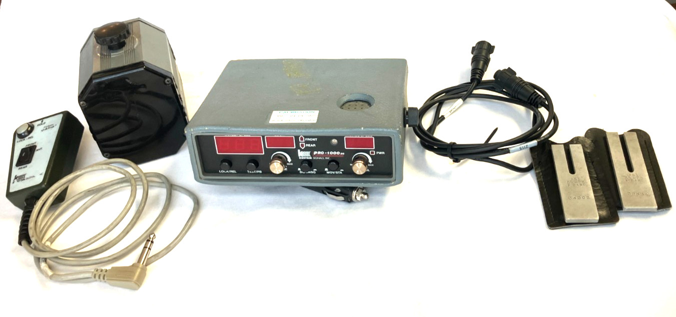 Kustom Signals Pro-1000DS Police Traffic Radar Tested & Working with hard case