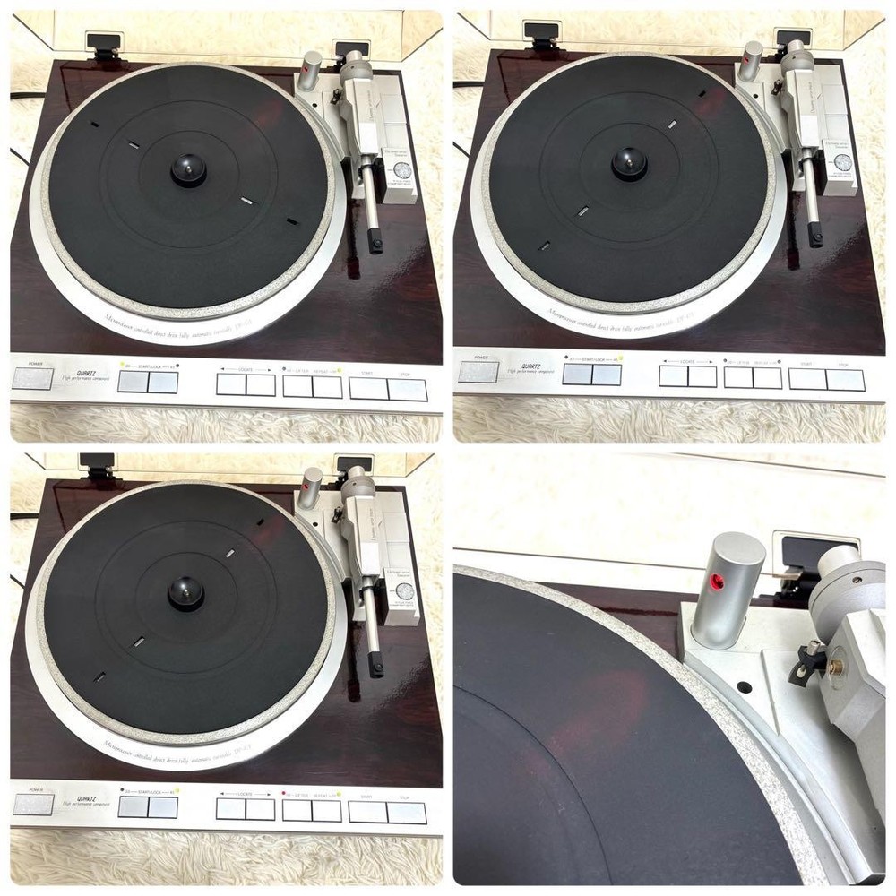 DENON DP-47F Fully Automatic Direct Drive Turntable Record Player Audio Used
