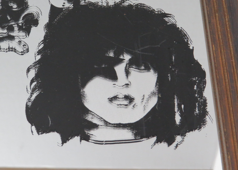 KISS CARNIVAL MIRROR 1970'S RARE LARGE SIZE VERSION