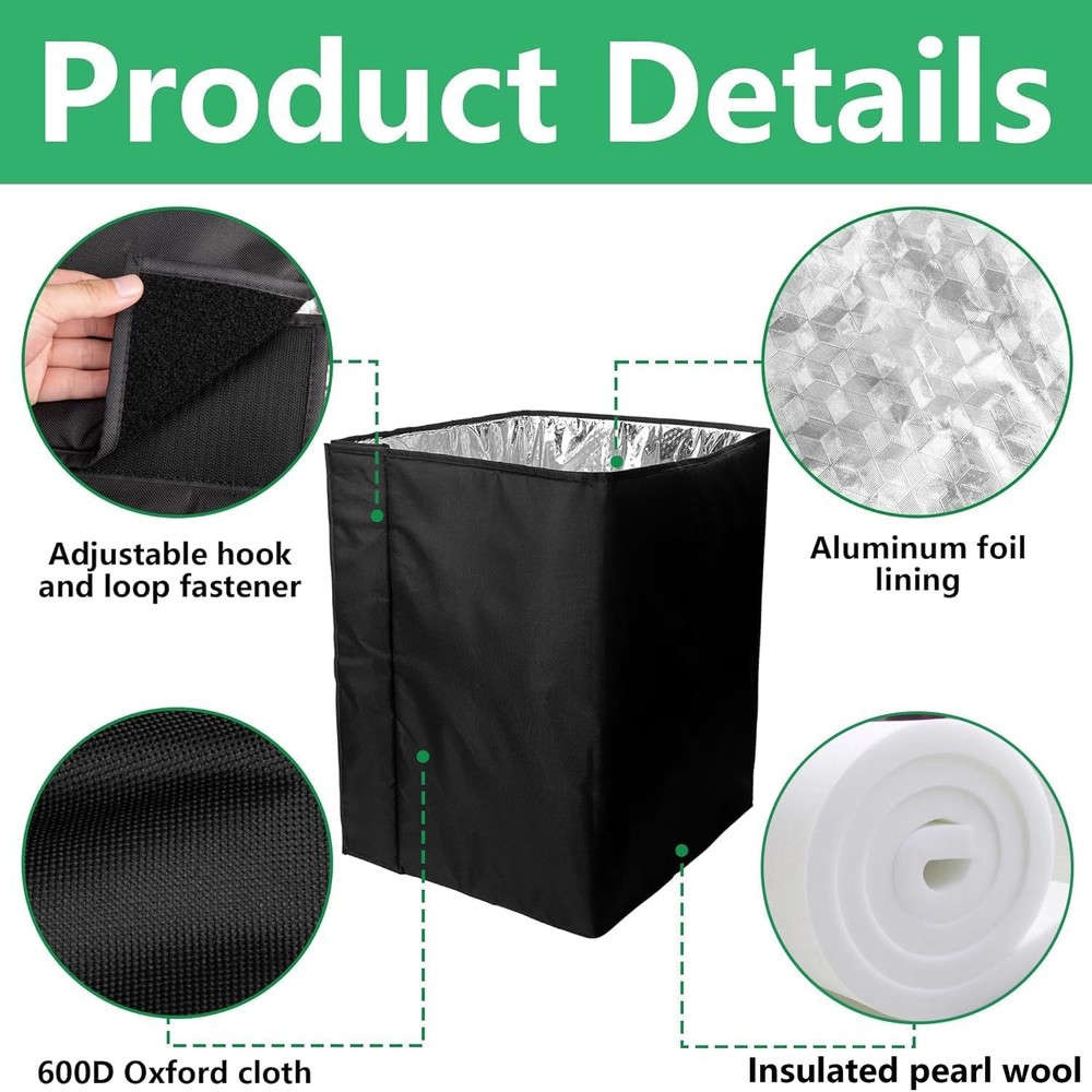 codree 10 Frame Winter Bee Hive Wrap- 1 1 Deep Box & 1 Medium Box, 10