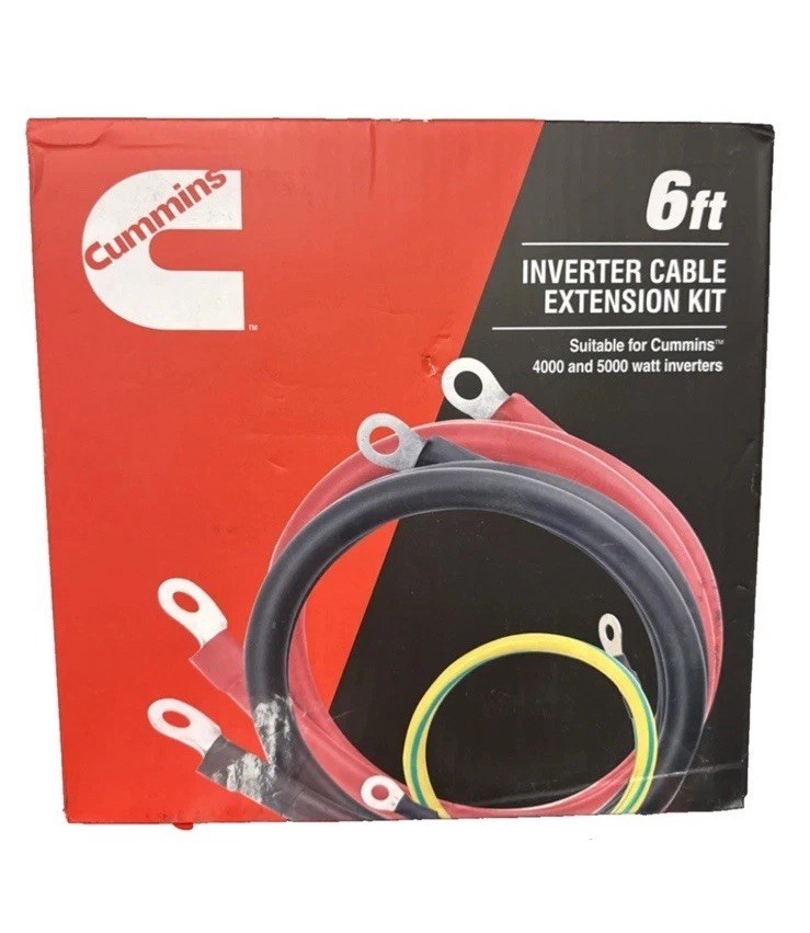 CMNIKT4 Installation Cable Kit for 4000 Watt and 5000 Watt Inverters 6ft Exte...