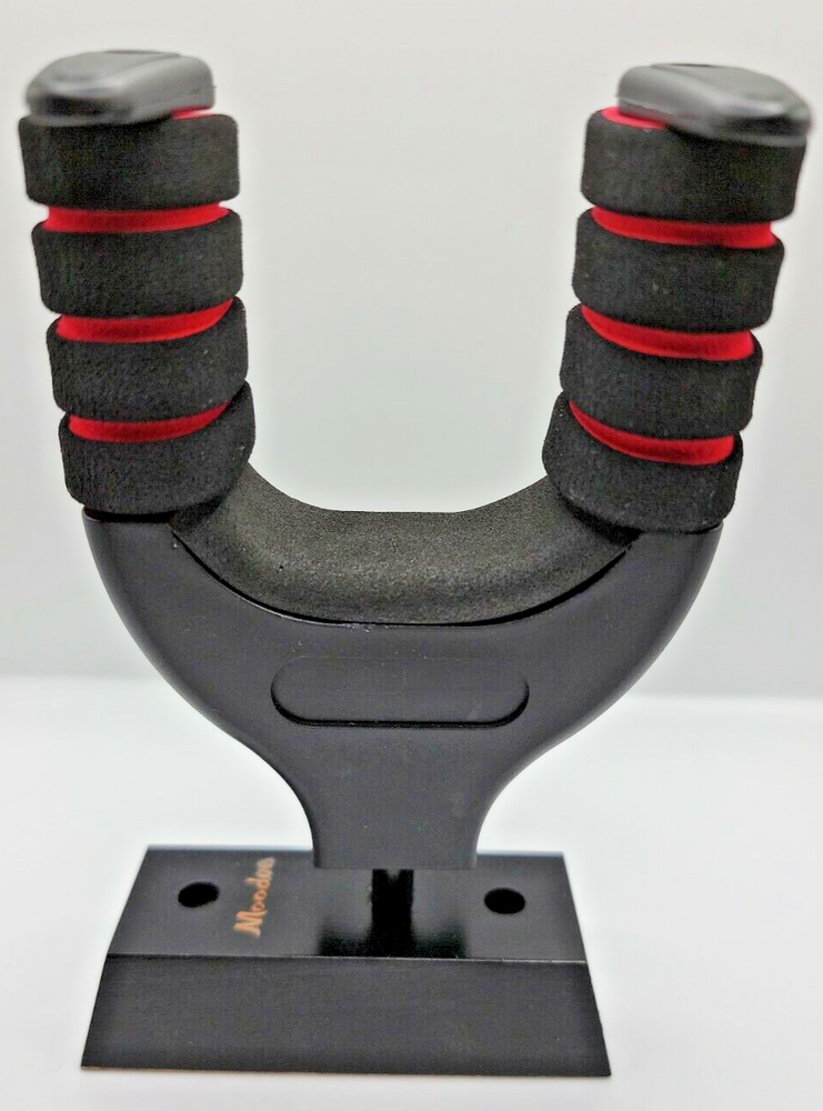 Guitar Wall Hanger, Black & Red. New