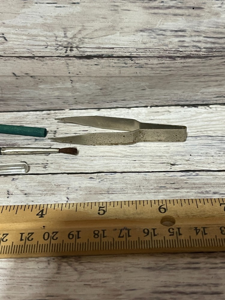 Vintage Meccano Microscope Set Parts - MISC. MICROSCOPE TOOLS