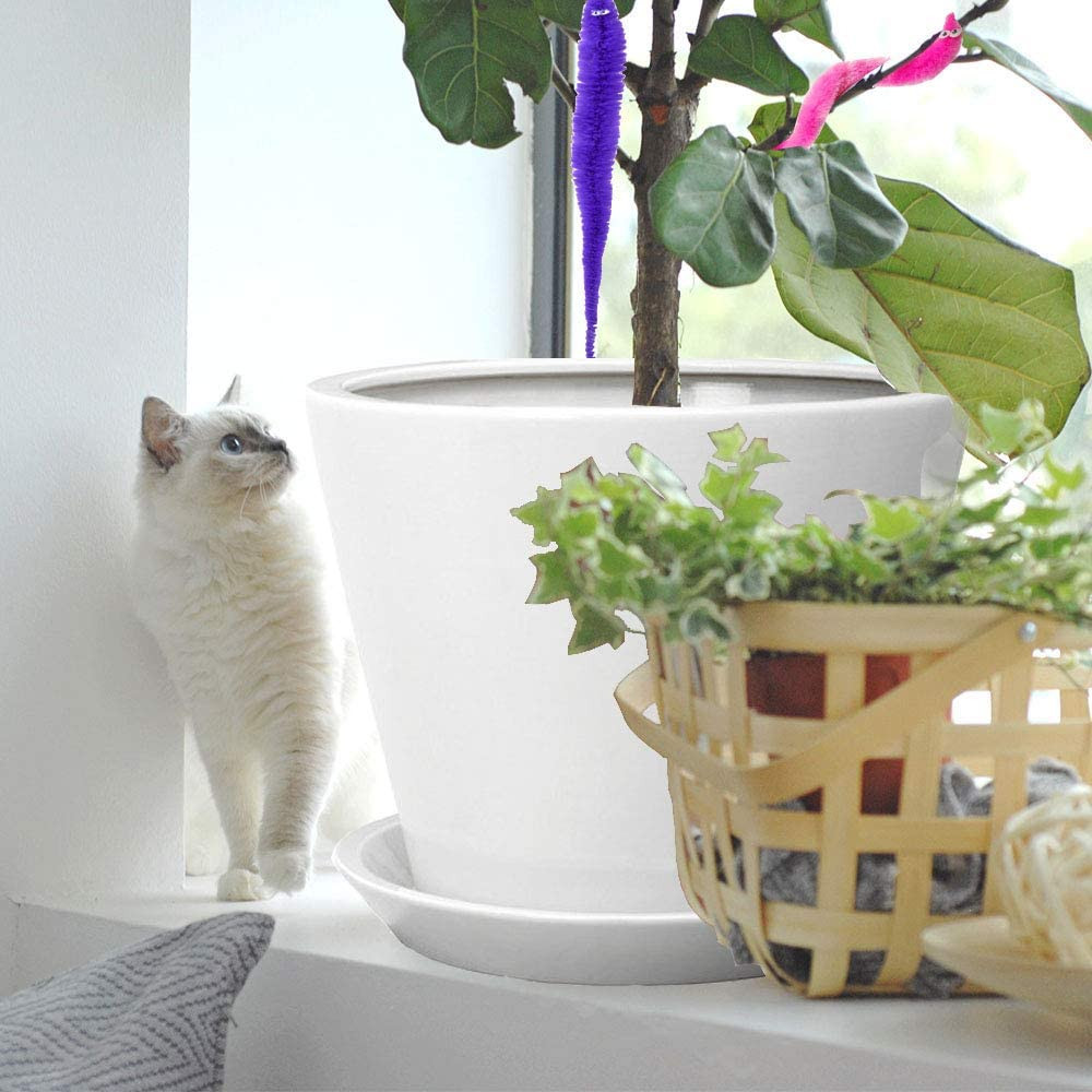 100 Pcs Magic Twisty Worm Wiggly Twisty Fuzzy Worms on a String Magic Worm Toys