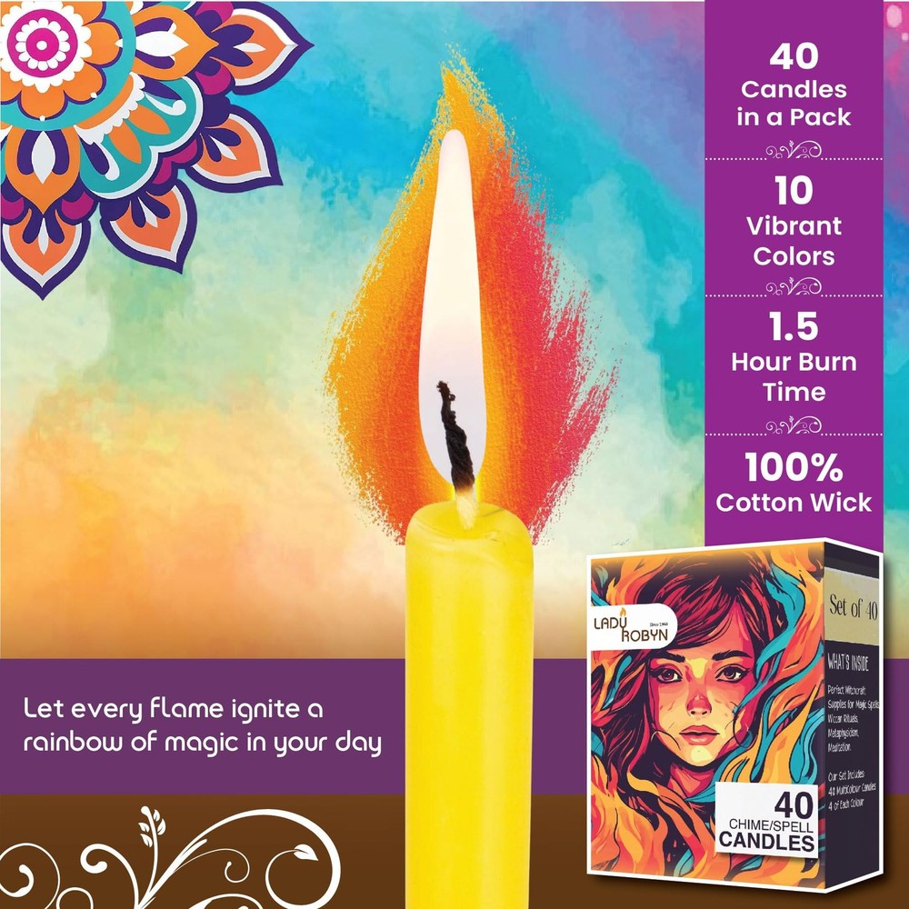 Spell Candles (40 Candles) - Charge!