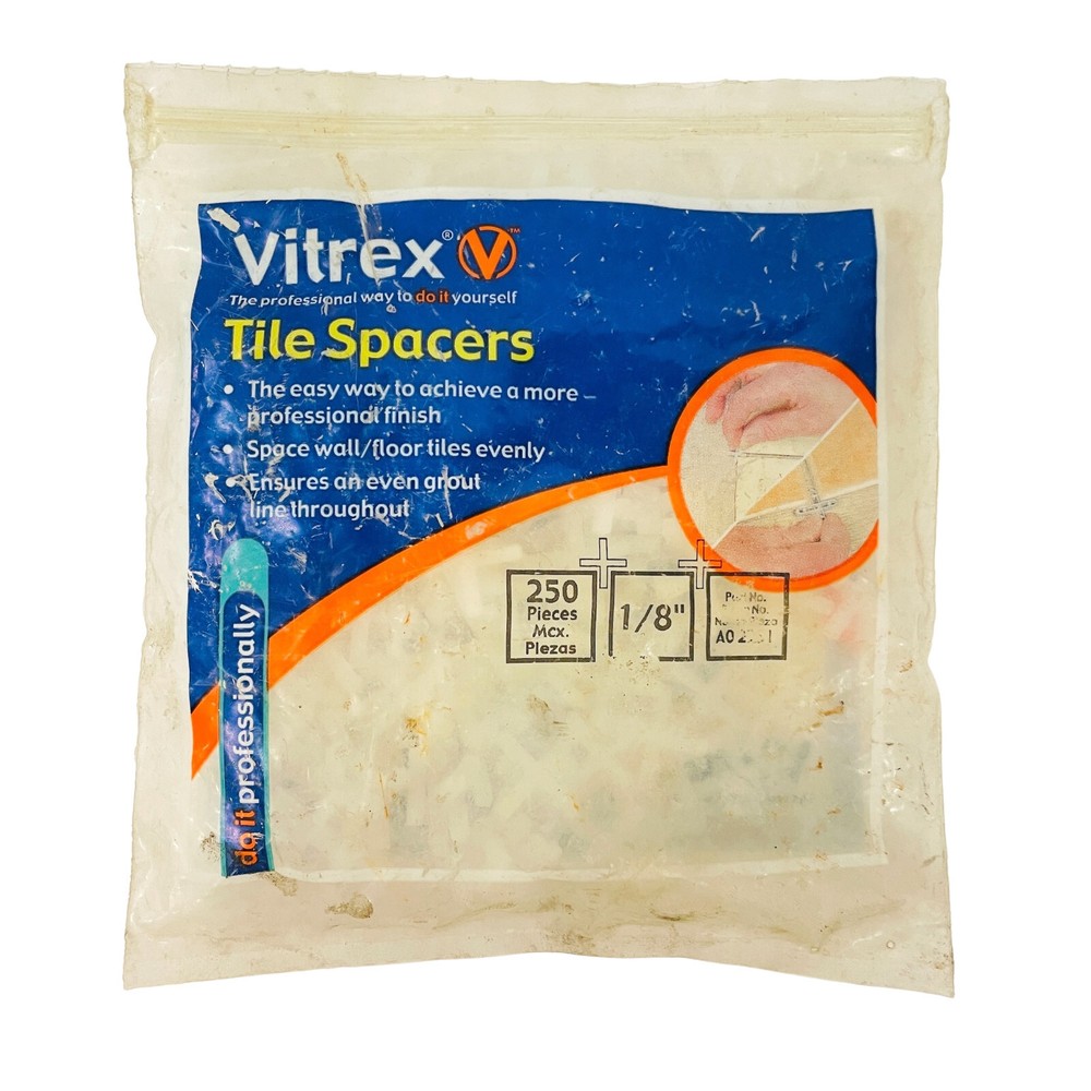 250 Pcs Vitrex Tile Spacers 1/8 in