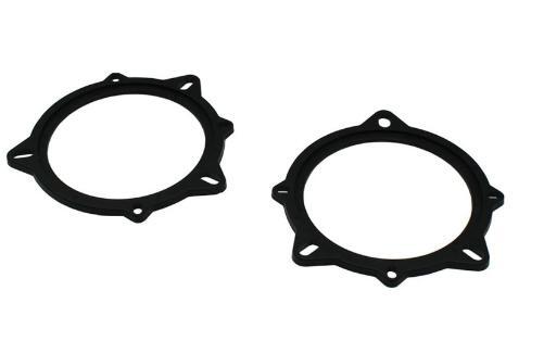 4" 10CM FRONT DOOR CAR SPEAKER ADAPTER RINGS For BMW E60 E61 E90 E91 E92 E93 E87