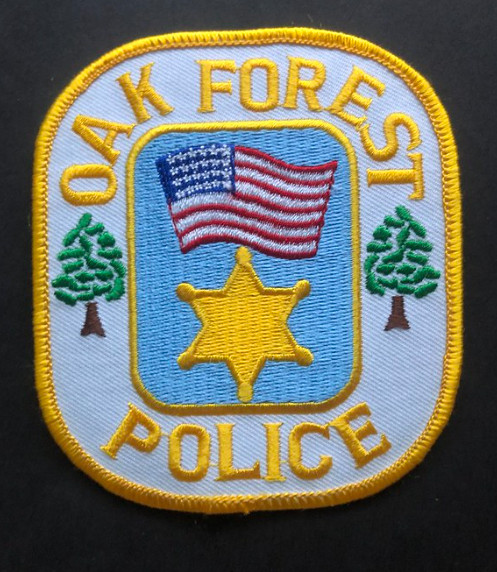 Oak Forest Illinois IL Police Sheriff Patch