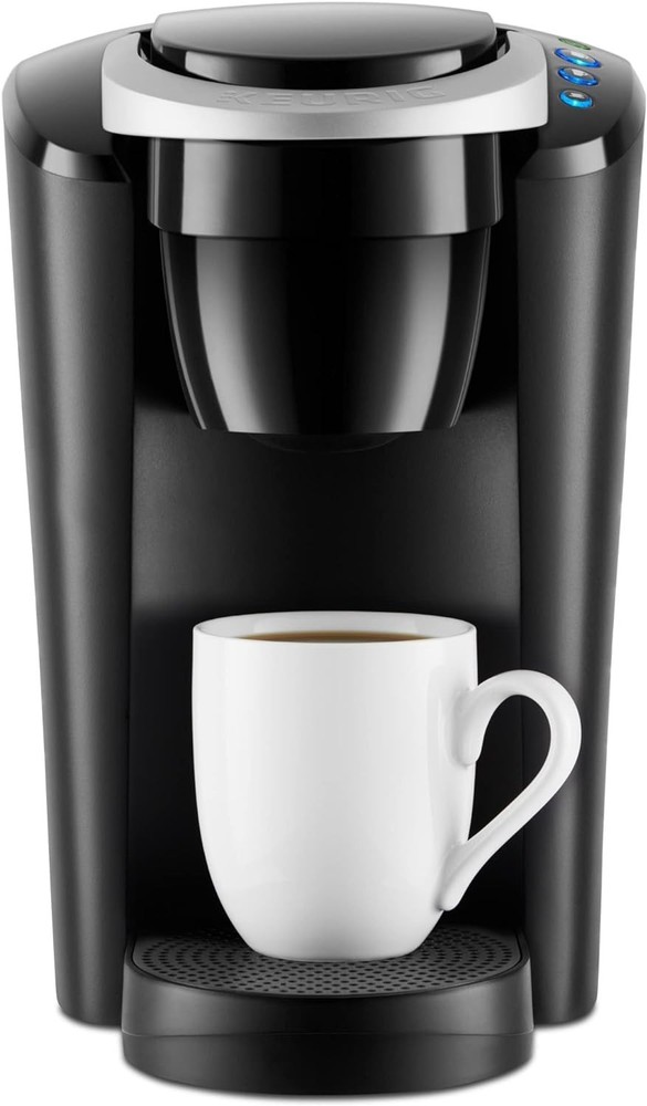 K-Compact Single-Serve K-Cup Pod Coffee Maker, with 3 Brew Sizes, Smart Start...