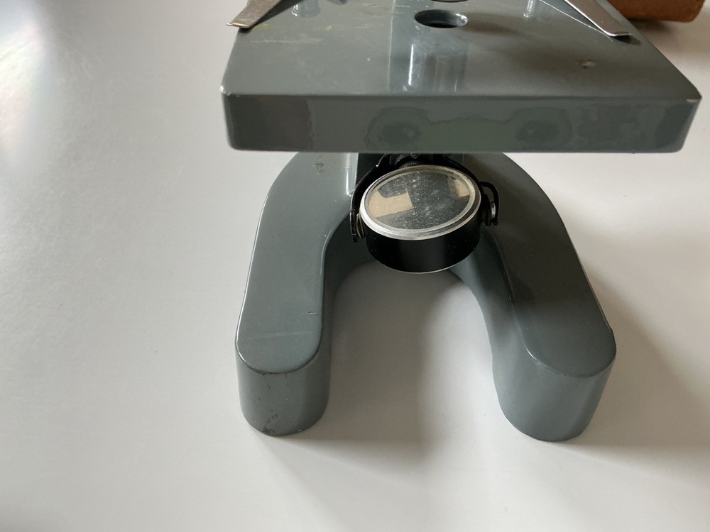 Rare Find-Sans & Streiffe Microscope in Case W/Slides