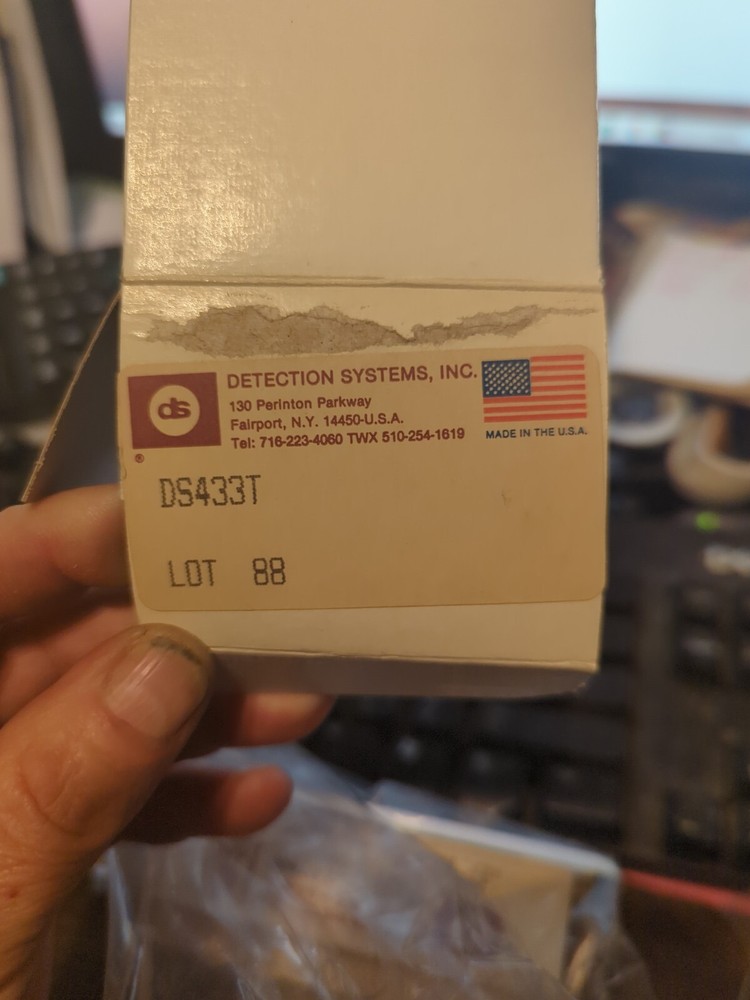 DS433T Detection Systems Incorporated Security Motion Detector New Inbox