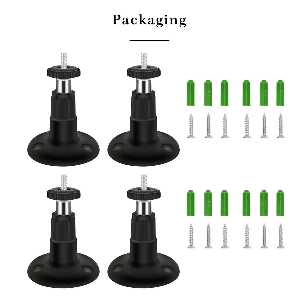 For Arlo Pro Security 4 Pack Camera Wall Mount Bracket Outdoor Indoor Adjustable