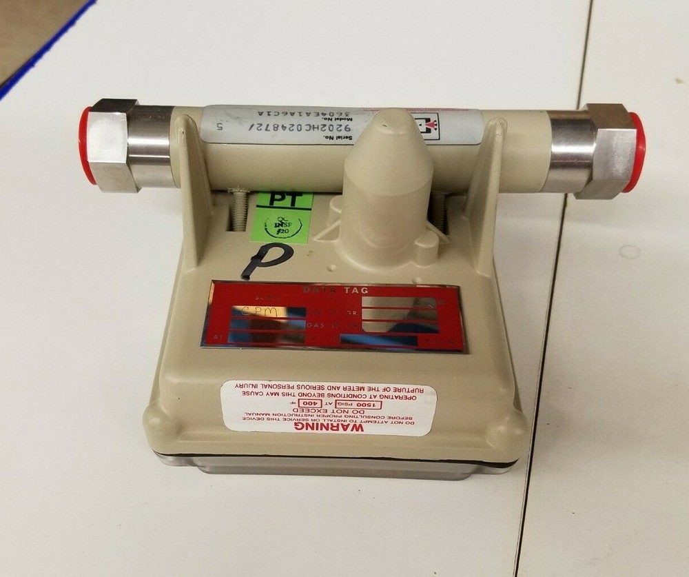 Brooks 1/2" NPT High Pressure Thru-Flow Indicator 3604EA1A6C1A