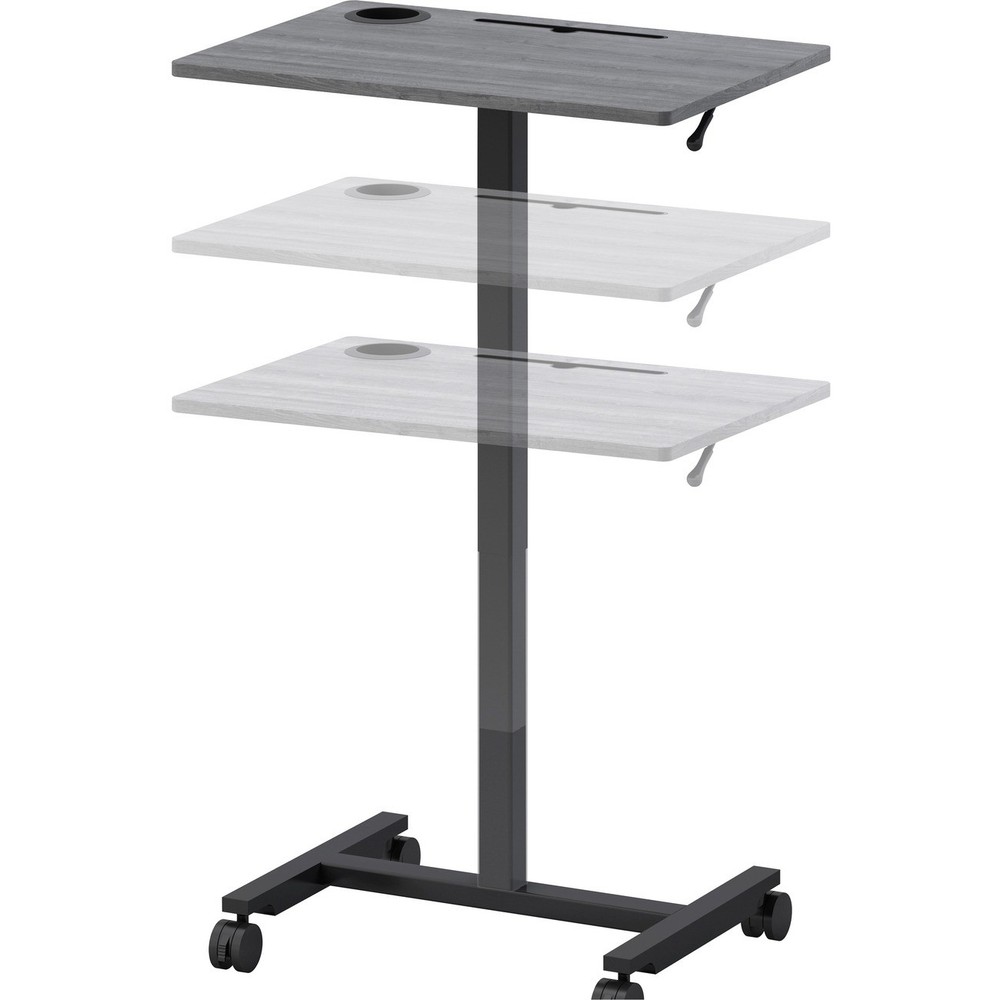 Lorell Height-adjustable Mobile Desk (llr-84837) (llr84837)
