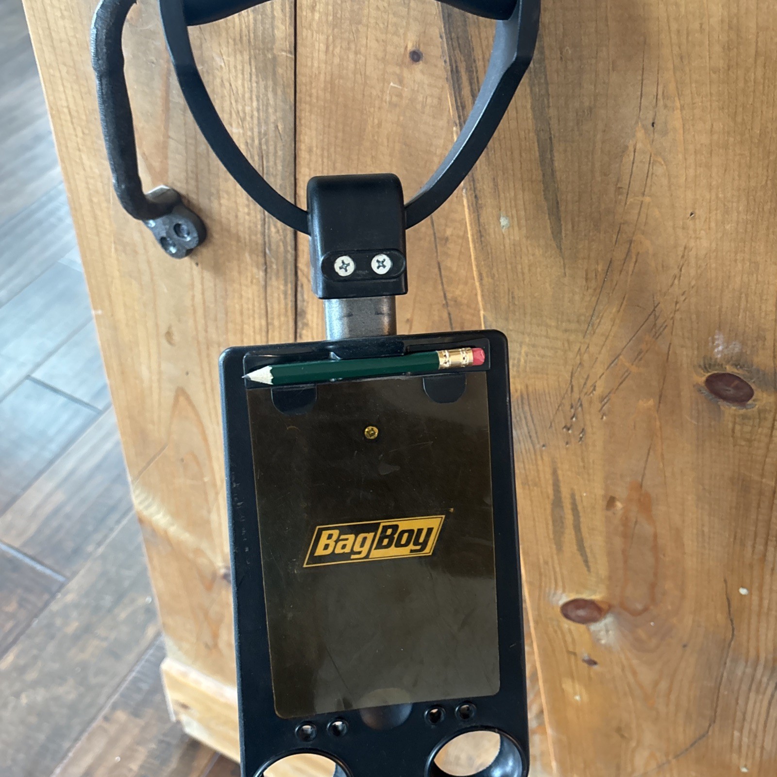 Bagboy Golf Bag Cart Push Pull Cart Model M-300 Collapsible Storage Very Good