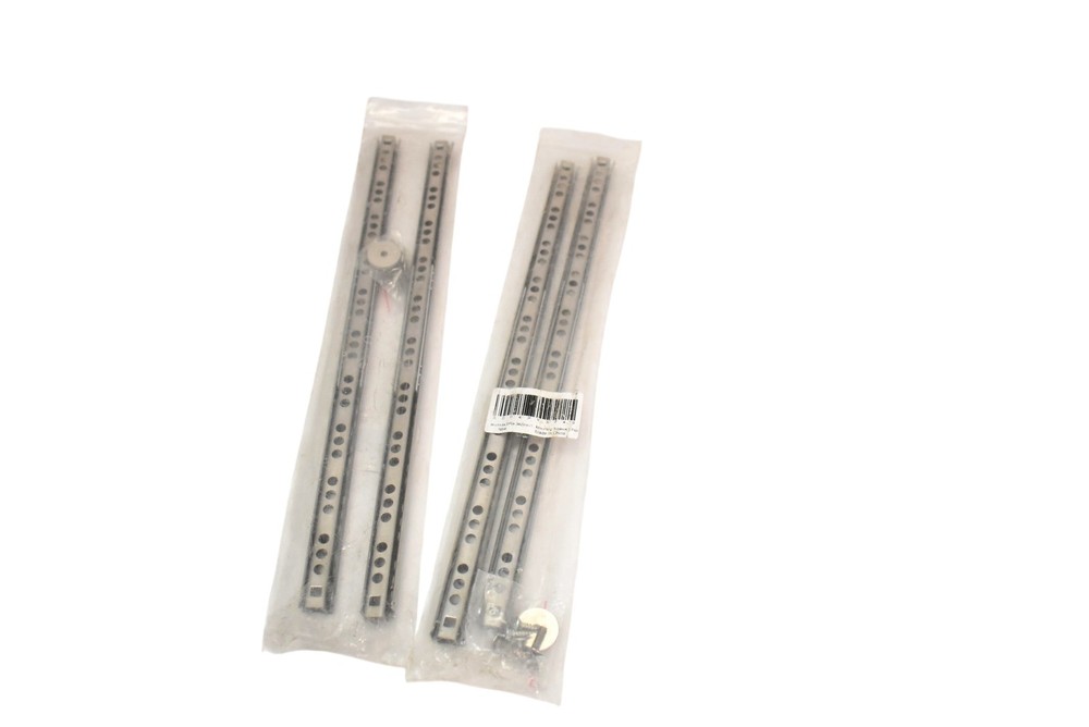 Mounting Extension Panel Rails Metal Silver 342mm Set 2 Pair Bracket Hardware