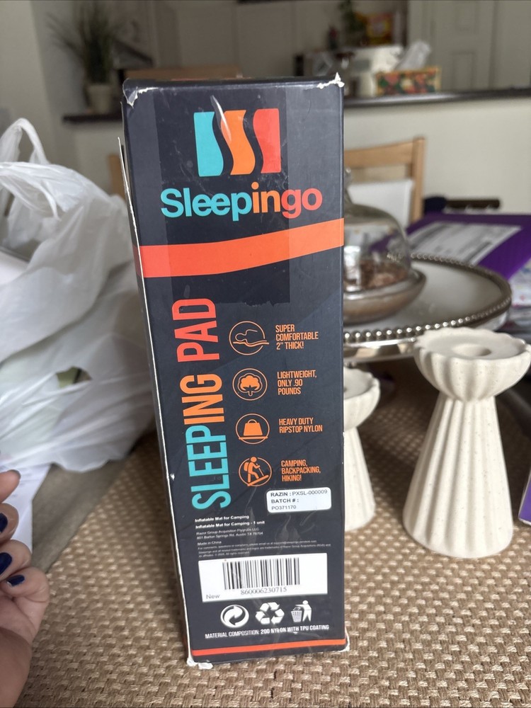Sleepingo Ultralight Sleeping Pad for Camping 2” Thick