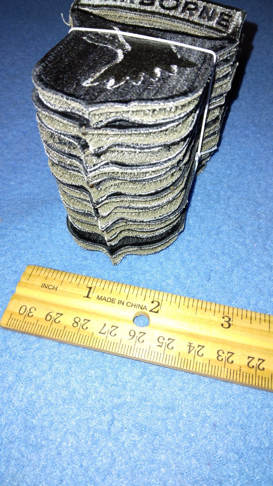 BUNDLE OF 20 - ACU ARMY 101ST AIRBORNE DIVISION PATCHES WITH TABS - HOOK BACKS