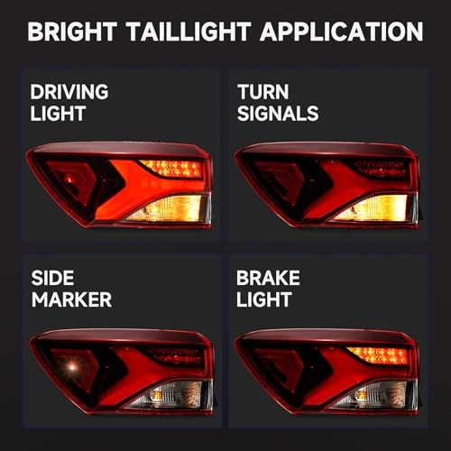 Led Tail Light Assembly Compatible with 2021-2023 Chevy LED-Left Driver Side