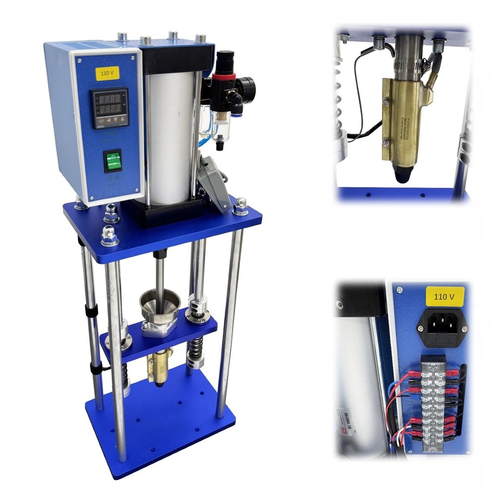 Desktop Pneumatic Plastic Injection Molding Machine for Lab Sample Making 110V