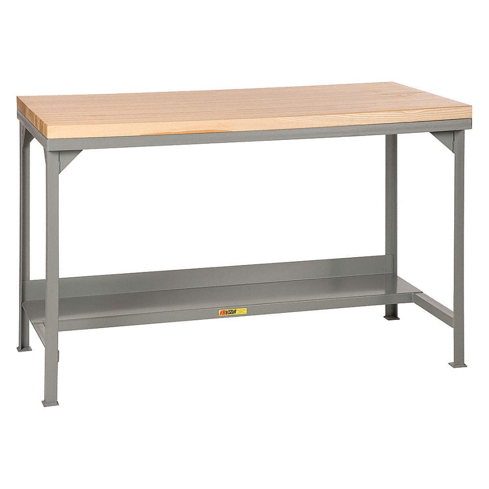 LITTLE GIANT WSJ2-3072-36 Workbench,Butcher Block,72" W,30" D 34AV58