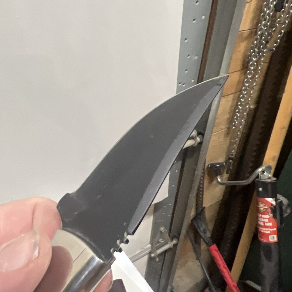 Custom 8.5”Fixed Knife w/ Bone Handle
